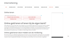 Desktop Screenshot of internetlening.nl