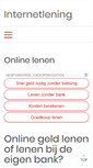 Mobile Screenshot of internetlening.nl