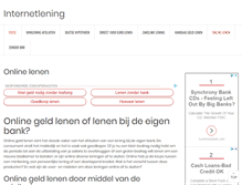 Tablet Screenshot of internetlening.nl